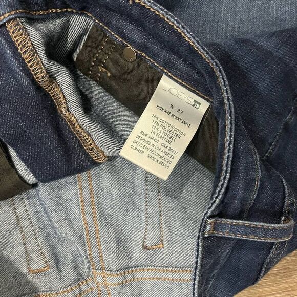 Joe’s High Rise Skinny Ankle Frayed Hem Jeans - Picture 3 of 3